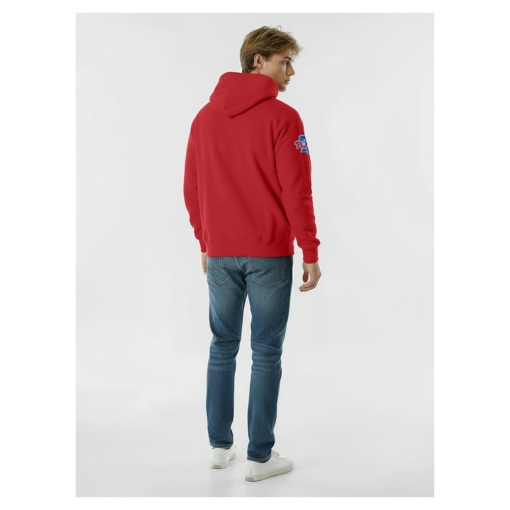 Philadelphia Phillies Champion Reverse Weave Chenille Hoodie - Red Hoodies