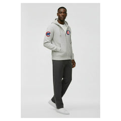 Chicago Cubs Champion Reverse Weave Chenille Full-Zip Hoodie - Gray Hoodies