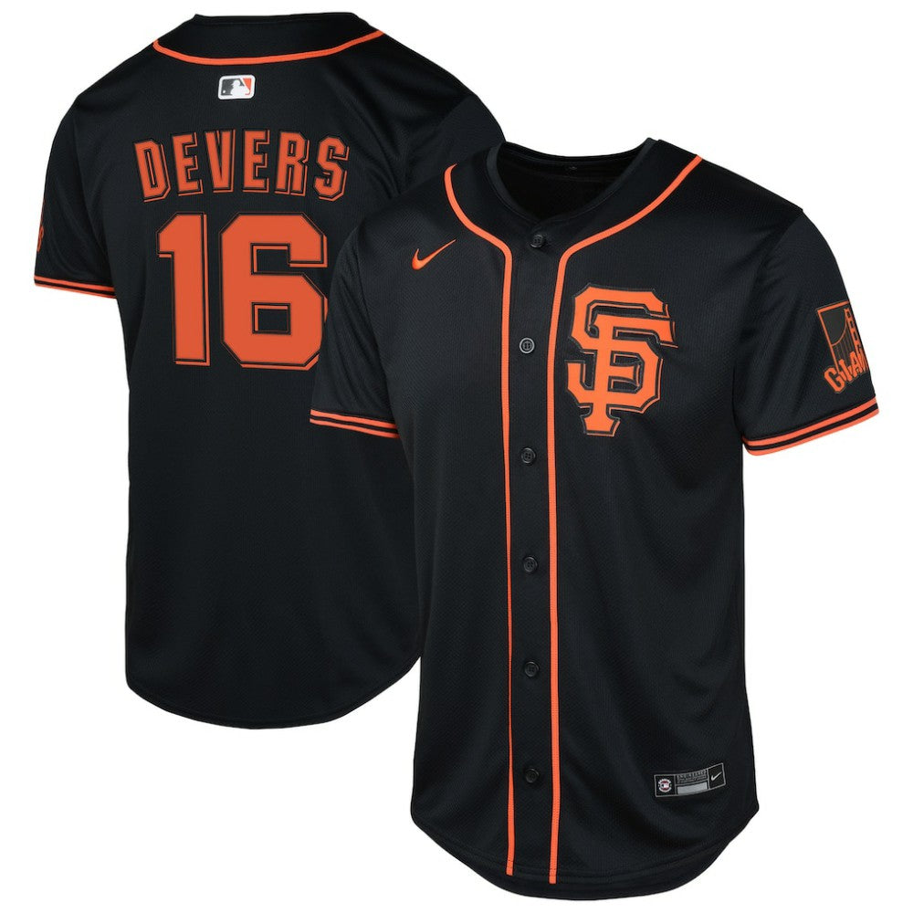 Rafael Devers San Francisco Giants Nike Youth Limited Jersey - Black Jerseys