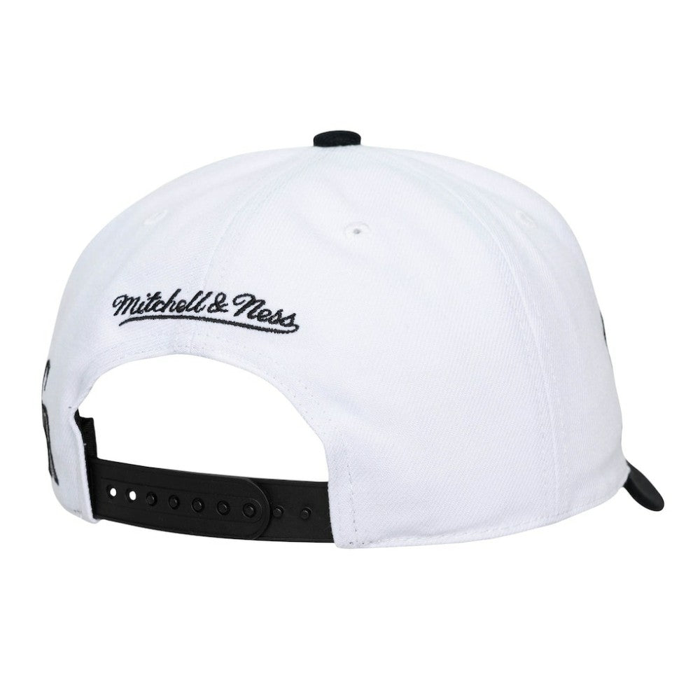 Colorado Rockies Mitchell & Ness Unisex XL Script Pro Crown Snapback Hat - White/Black Hats