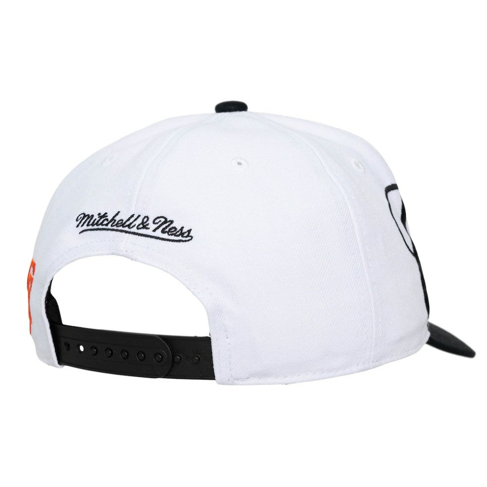 San Francisco Giants Mitchell & Ness Unisex XL Script Pro Crown Adjustable Hat - White/Black Hats