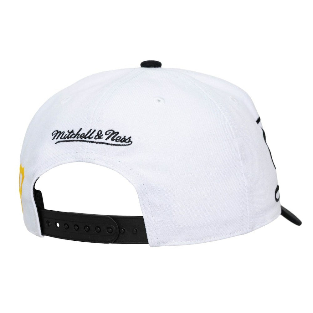 Pittsburgh Pirates Mitchell & Ness Unisex XL Script Pro Crown Adjustable Hat - White/Black Hats
