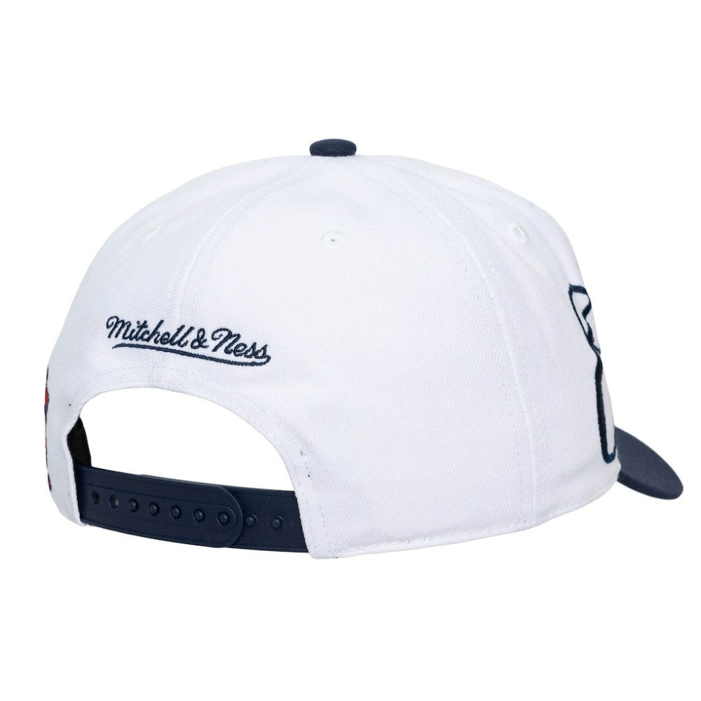 St. Louis Cardinals Mitchell & Ness Unisex XL Script Pro Crown Adjustable Hat - White/Navy Hats