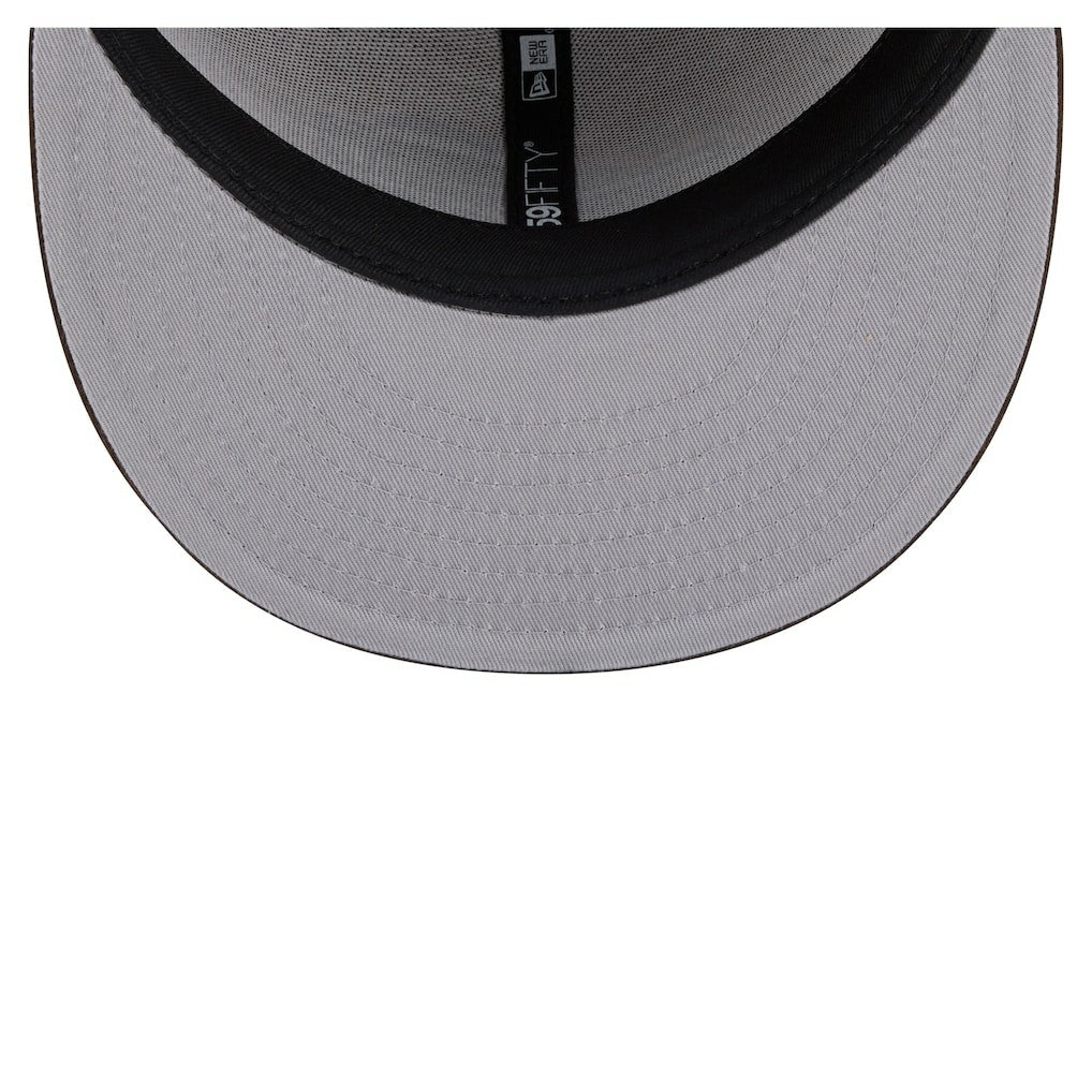 Buffalo Bills New Era Two-Tone Walnut 59FIFTY Fitted Hat Light Brown/Dark Brown
