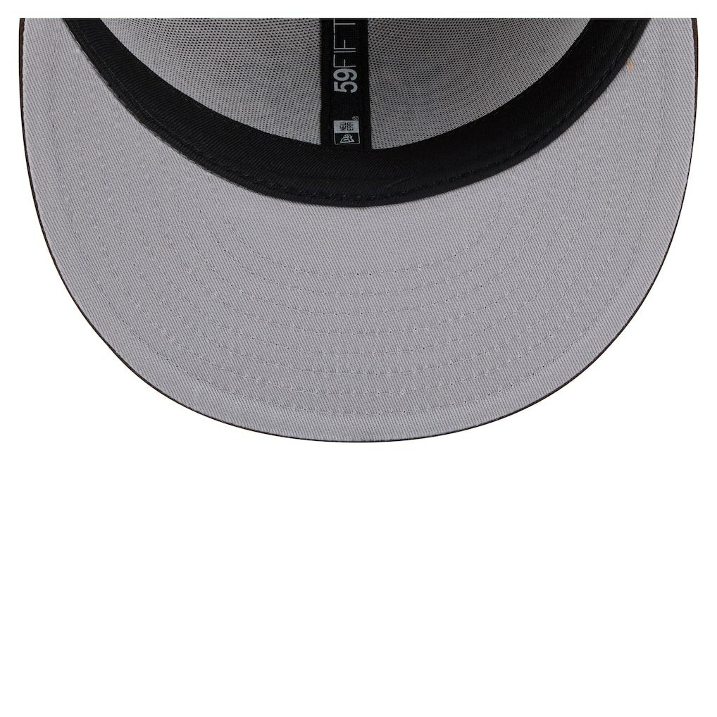 Chicago Bears New Era Two-Tone Walnut 59FIFTY Fitted Hat Light Brown/Dark Brown