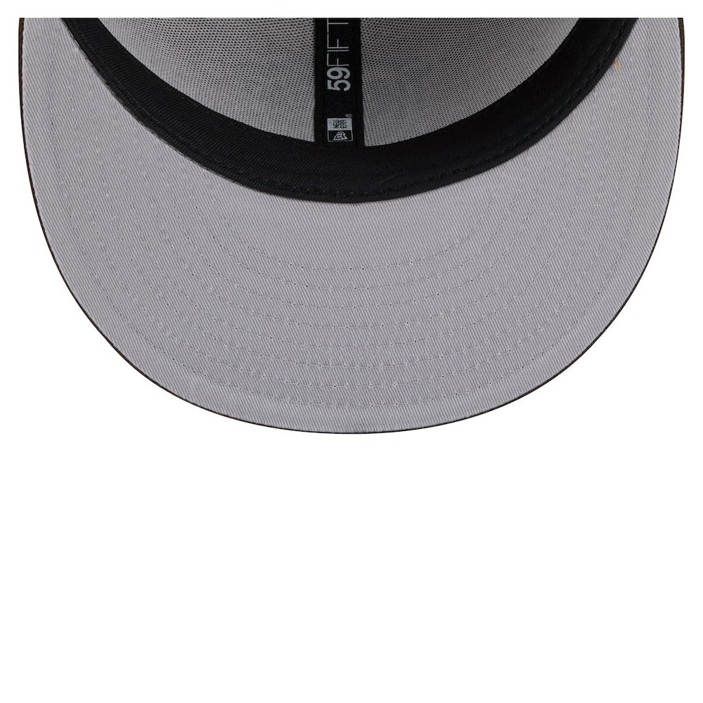 Chicago Bears New Era Two-Tone Walnut 59FIFTY Fitted Hat Light Brown/Dark Brown