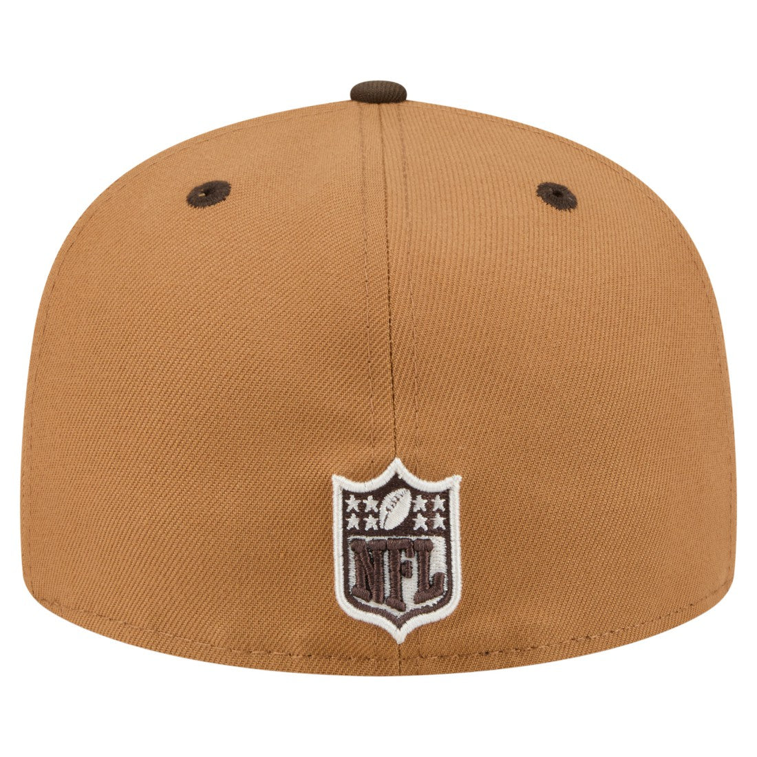 Denver Broncos New Era Two-Tone Walnut 59FIFTY Fitted Hat Light Brown/Dark Brown