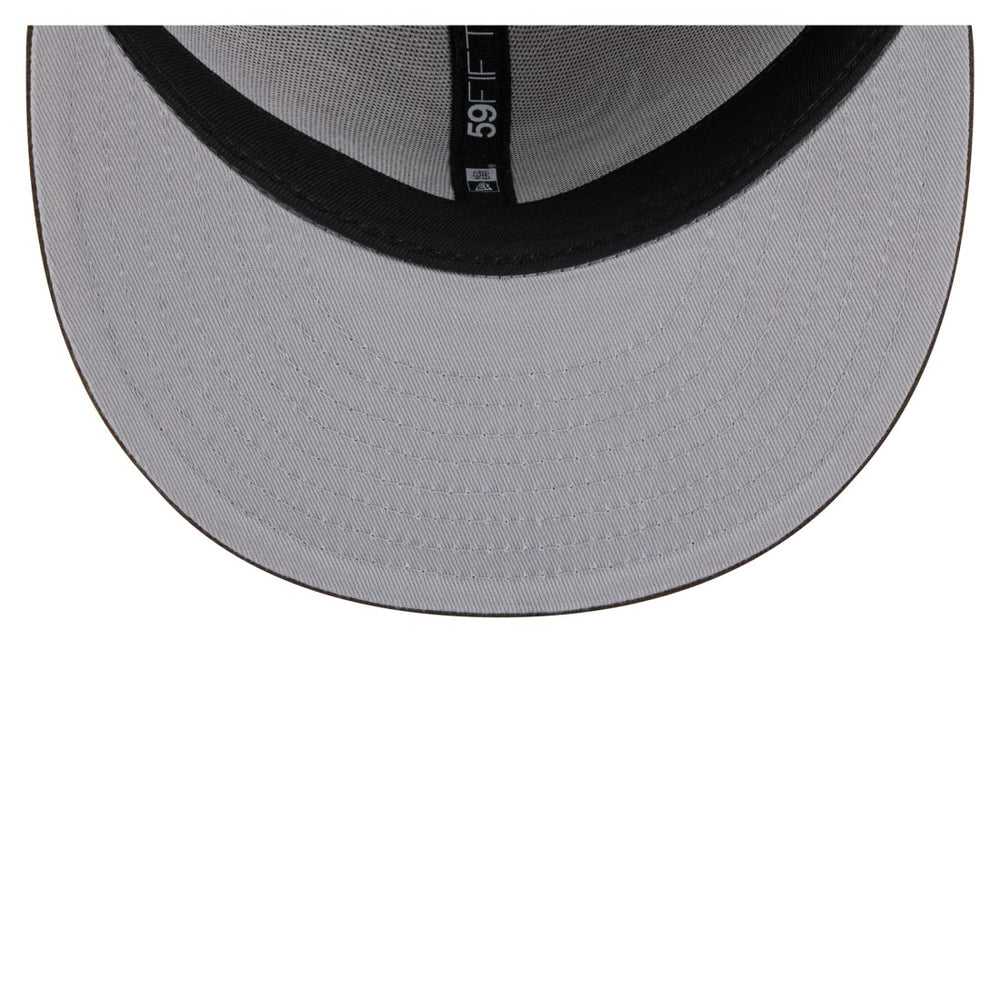 Denver Broncos New Era Two-Tone Walnut 59FIFTY Fitted Hat Light Brown/Dark Brown