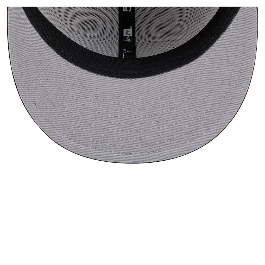 Detroit Lions New Era Two-Tone Walnut 59FIFTY Fitted Hat Light Brown/Dark Brown