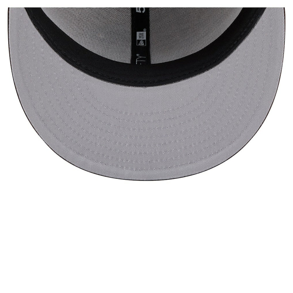 Detroit Lions New Era Two-Tone Walnut 59FIFTY Fitted Hat Light Brown/Dark Brown