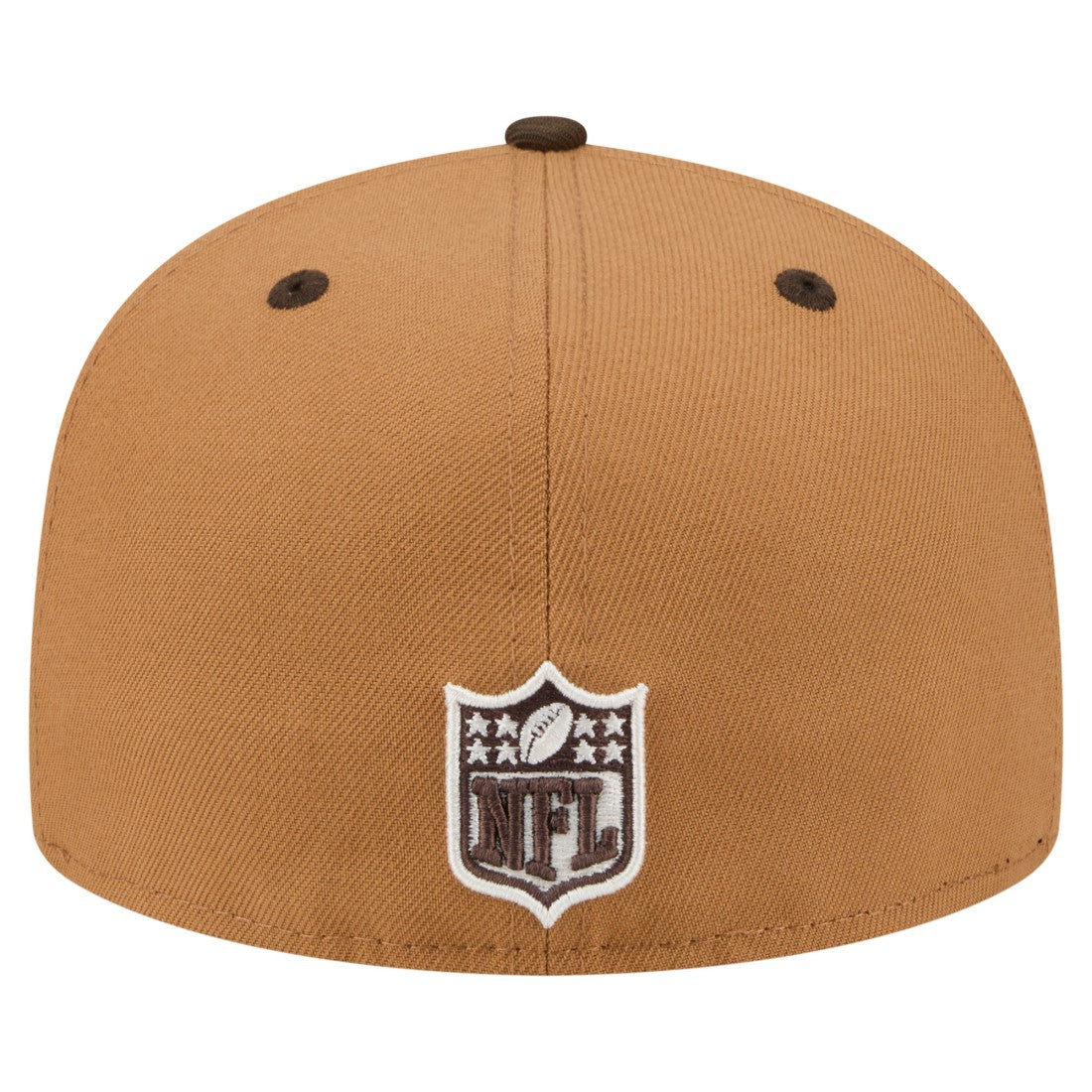 Green Bay Packers New Era Two-Tone Walnut 59FIFTY Fitted Hat Light Brown/Dark Brown
