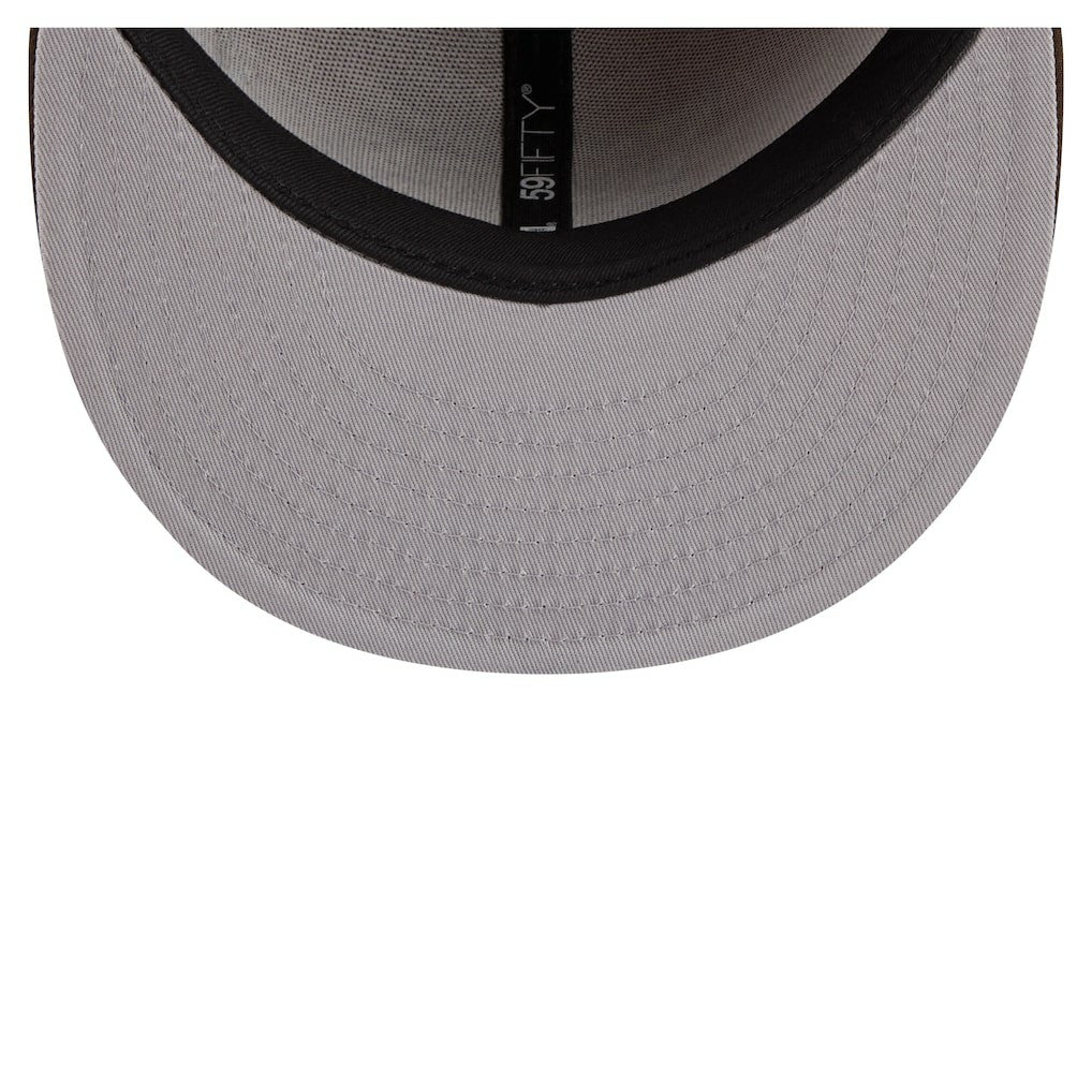 Jacksonville Jaguars New Era Two-Tone Walnut 59FIFTY Fitted Hat Light Brown/Dark Brown