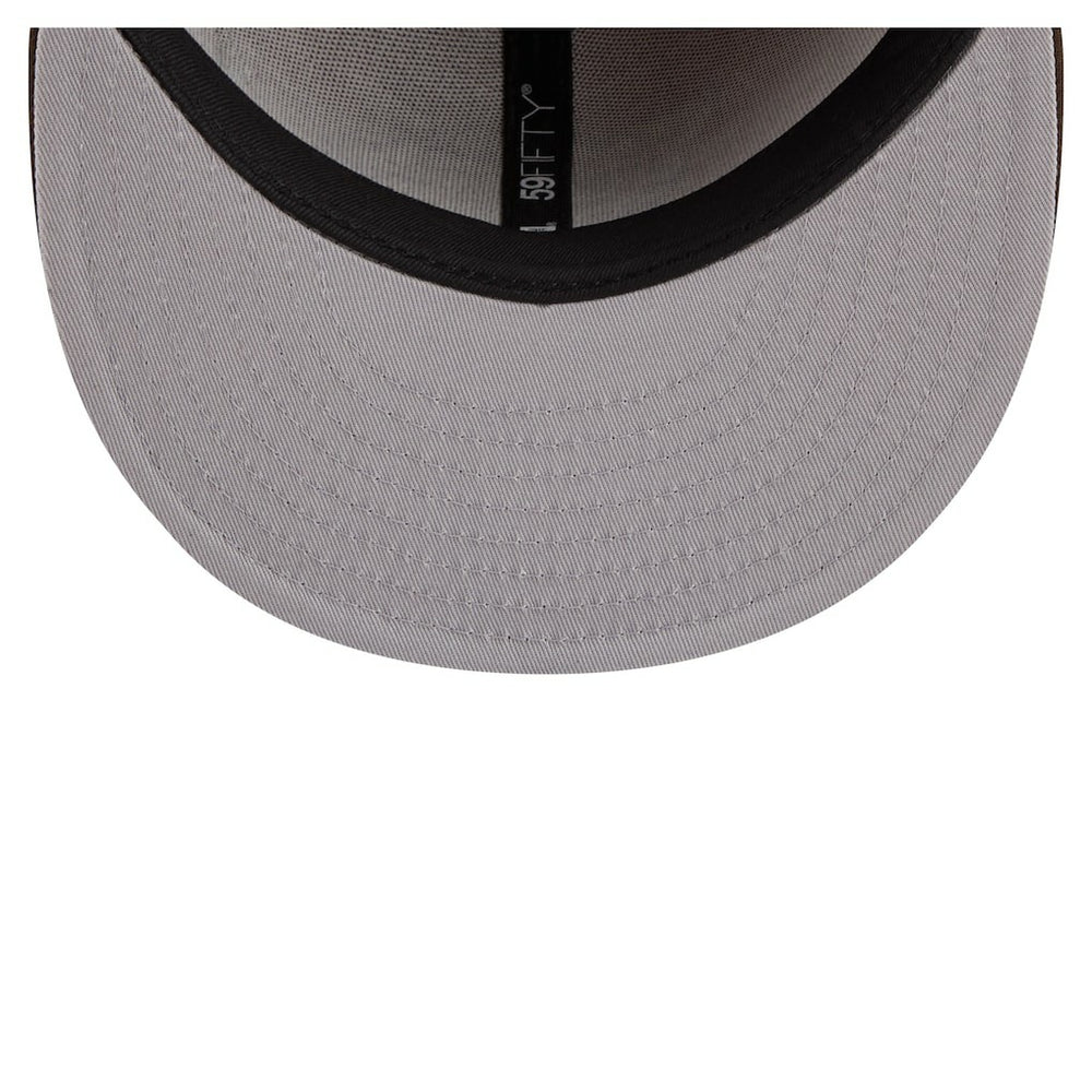 Jacksonville Jaguars New Era Two-Tone Walnut 59FIFTY Fitted Hat Light Brown/Dark Brown
