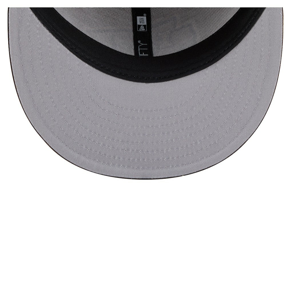 Kansas City Chiefs New Era Two-Tone Walnut 59FIFTY Fitted Hat Light Brown/Dark Brown