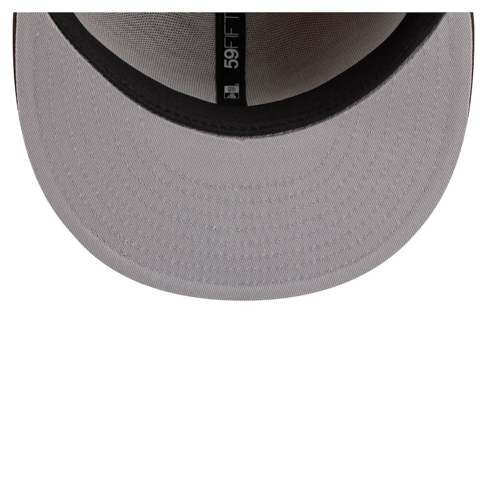 Minnesota Vikings New Era Two-Tone Walnut 59FIFTY Fitted Hat Light Brown/Dark Brown