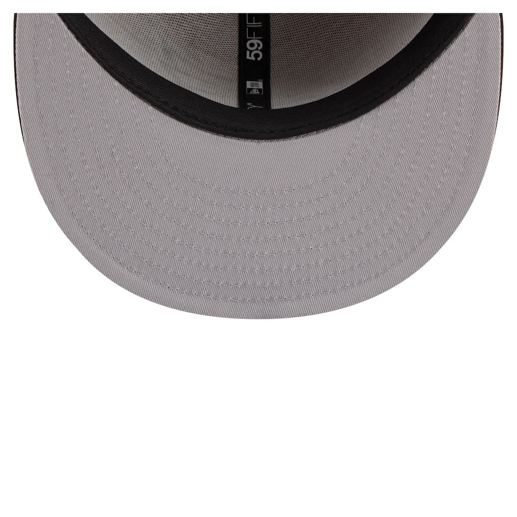 Philadelphia Eagles New Era Two-Tone Walnut 59FIFTY Fitted Hat Light Brown/Dark Brown