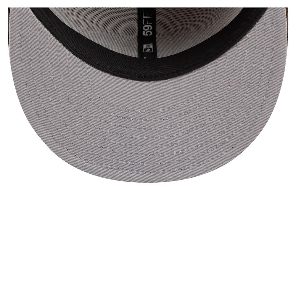 San Francisco 49ers New Era Two-Tone Walnut 59FIFTY Fitted Hat Light Brown/Dark Brown