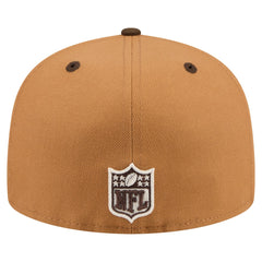 Tampa Bay Buccaneers New Era Two-Tone Walnut 59FIFTY Fitted Hat Light Brown/Dark Brown