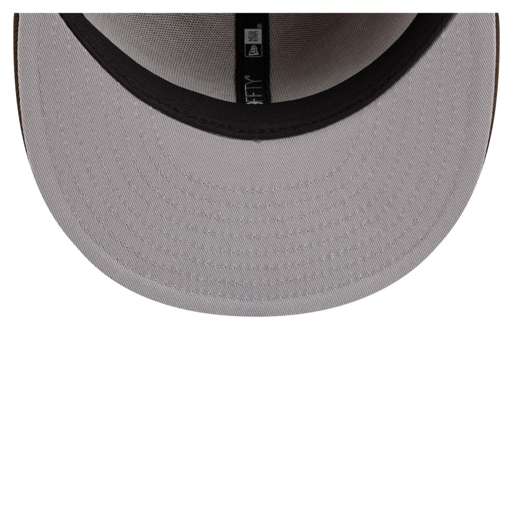 Tennessee Titans New Era Two-Tone Walnut 59FIFTY Fitted Hat Light Brown/Dark Brown