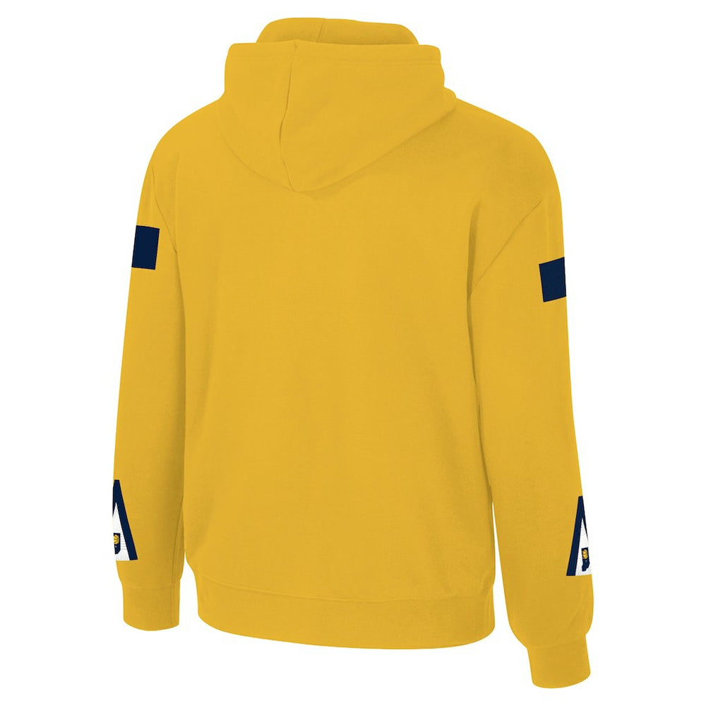 Indiana Pacers Stadium Essentials Unisex NBA Legends City Star Fleece Hoodie Gold