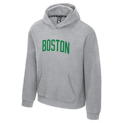 Boston Celtics Stadium Essentials Unisex First Team Club Level Hoodie Heather Gray