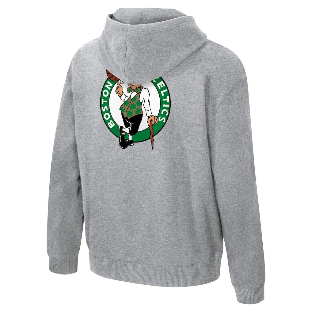 Boston Celtics Stadium Essentials Unisex First Team Club Level Hoodie Heather Gray