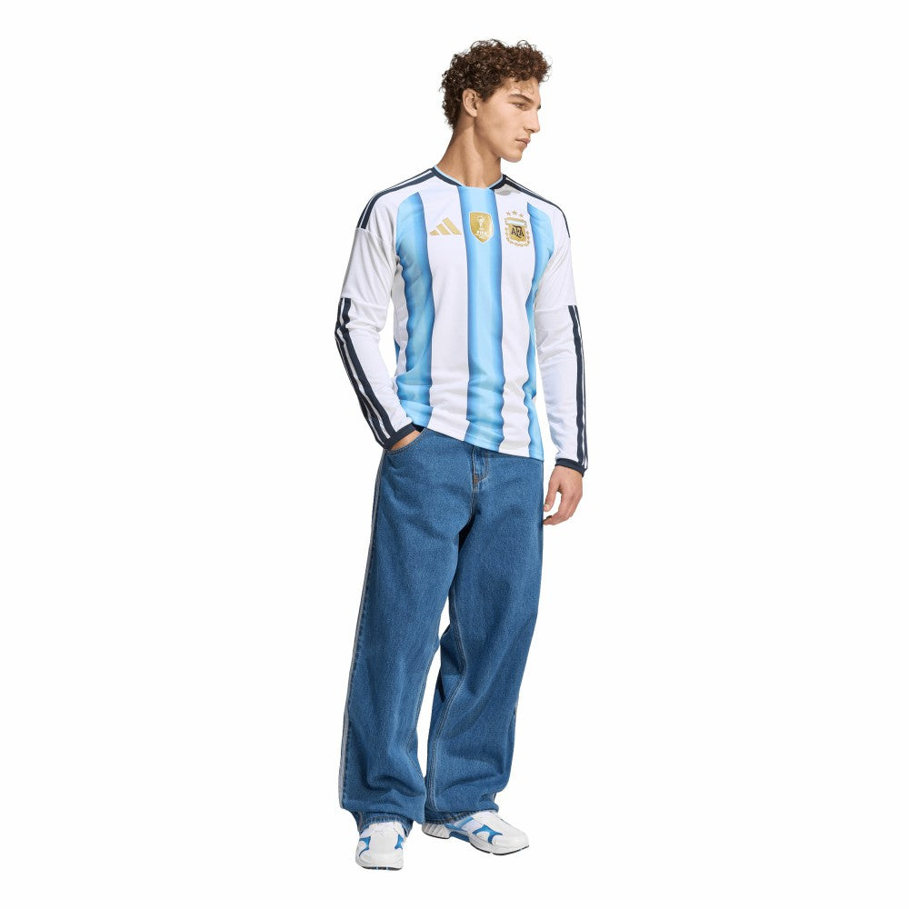 Argentina National Team FIFA x World Cup 2026 Home Replica Long Sleeve Jersey White