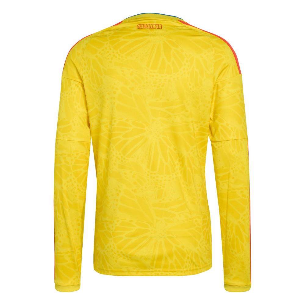 Colombia National Team FIFA x World Cup 2026 Home Replica Long Sleeve Jersey Yellow