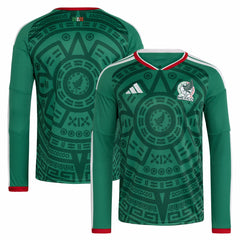 Mexico National Team FIFA x World Cup 2026 Home Replica Long Sleeve Jersey Green