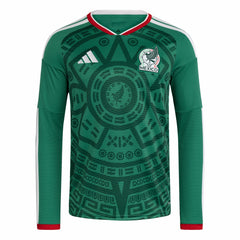 Mexico National Team FIFA x World Cup 2026 Home Replica Long Sleeve Jersey Green