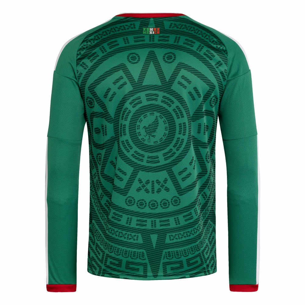 Mexico National Team FIFA x World Cup 2026 Home Replica Long Sleeve Jersey Green
