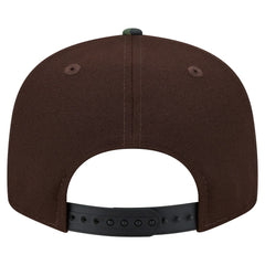 Miami Dolphins Adult Burnt Wood Camo 9FIFTY Snapback Hat Dark Brown