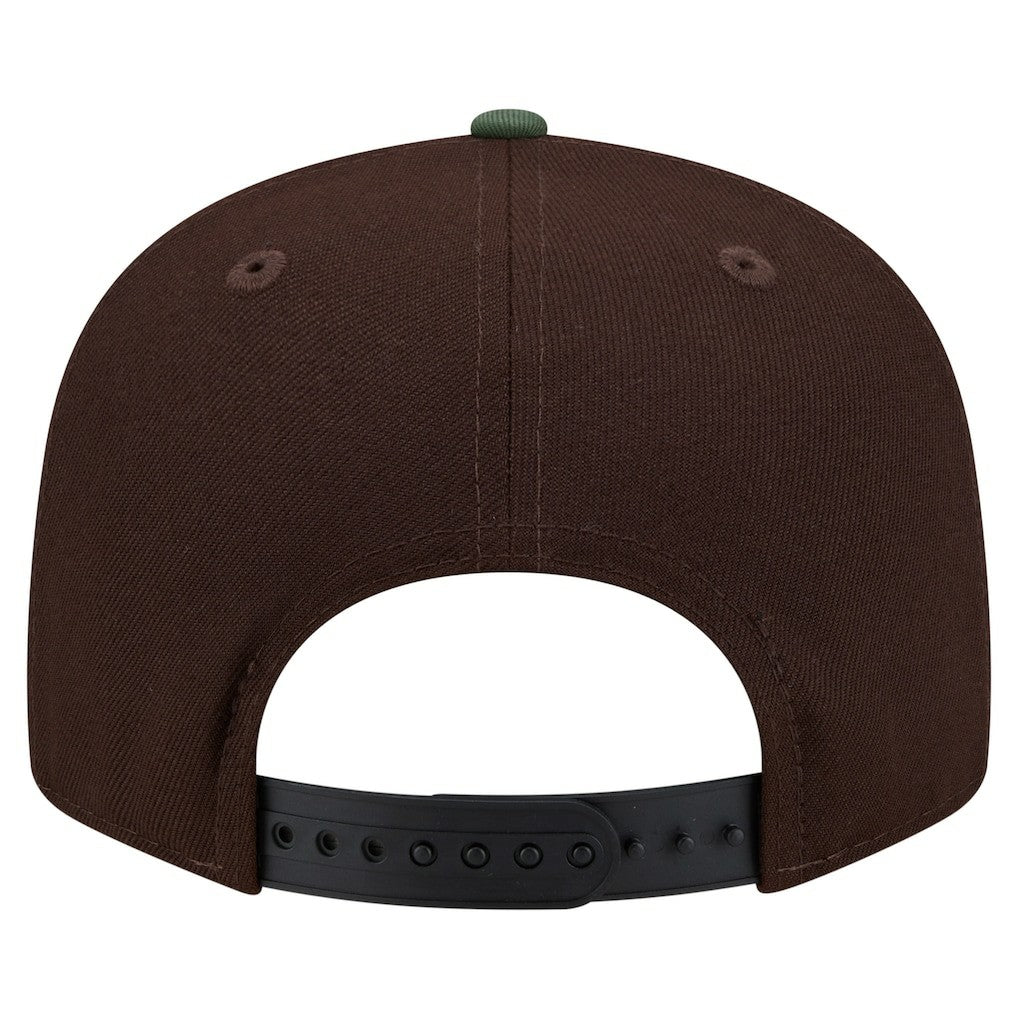 Minnesota Vikings Adult Burnt Wood Camo 9FIFTY Snapback Hat Dark Brown