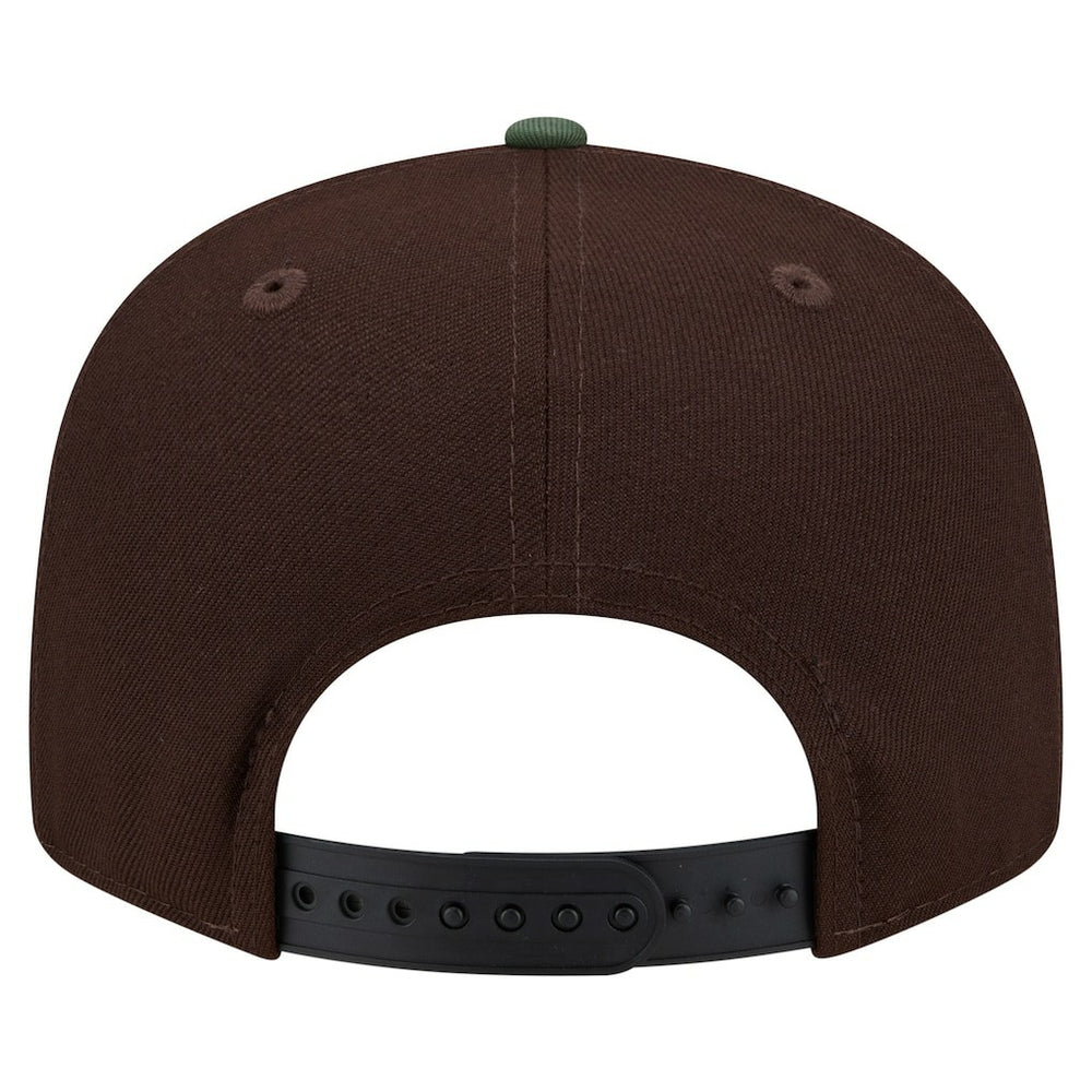 Minnesota Vikings Adult Burnt Wood Camo 9FIFTY Snapback Hat Dark Brown
