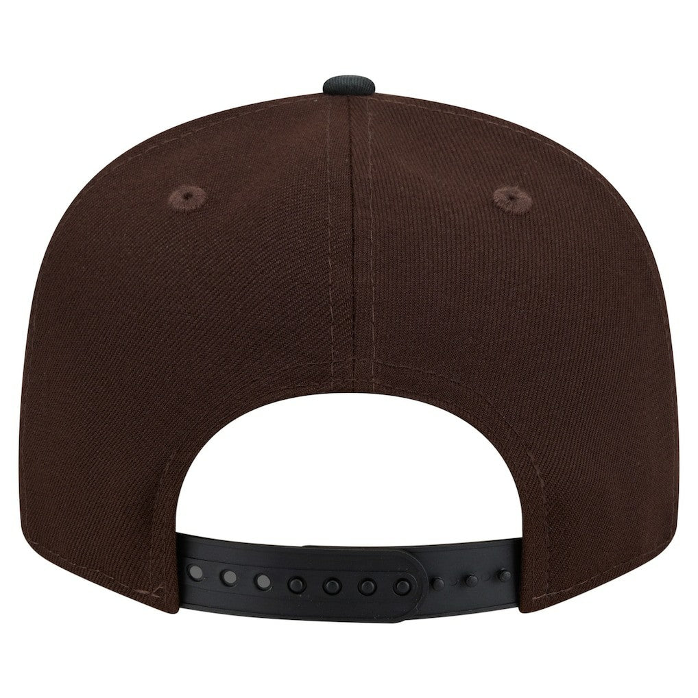 Los Angeles Chargers Adult Burnt Wood Camo 9FIFTY Snapback Hat Dark Brown