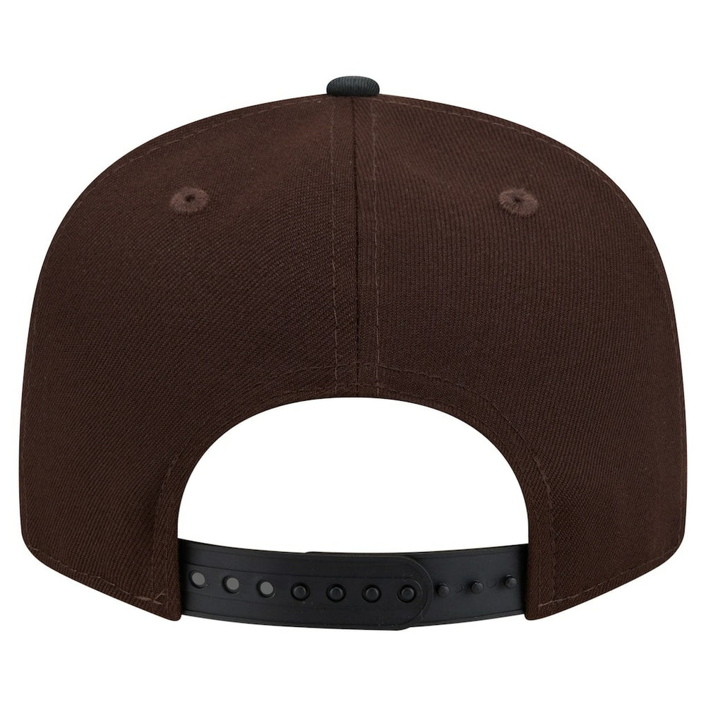 Los Angeles Chargers Adult Burnt Wood Camo 9FIFTY Snapback Hat Dark Brown