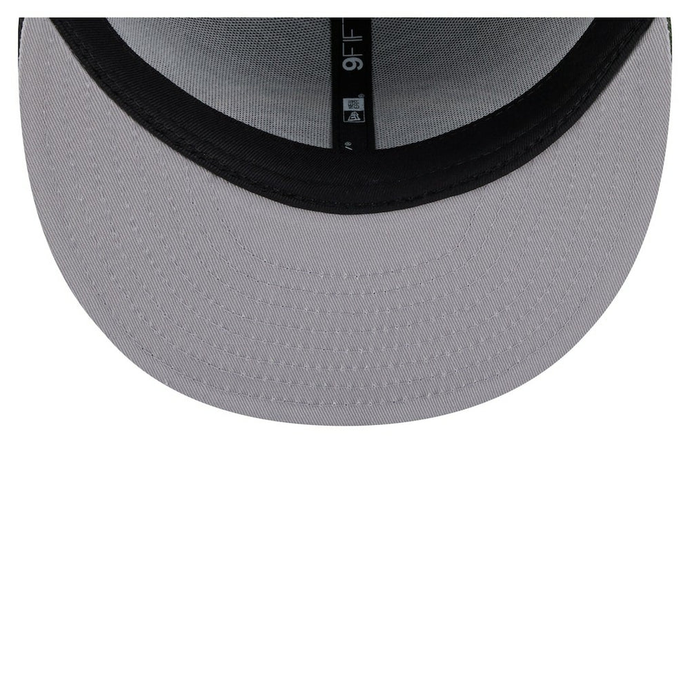 Los Angeles Chargers Adult Burnt Wood Camo 9FIFTY Snapback Hat Dark Brown