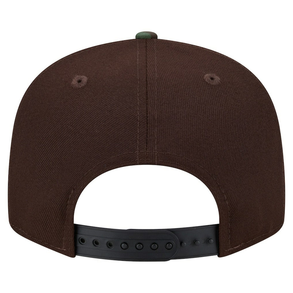 Philadelphia Eagles Adult Burnt Wood Camo 9FIFTY Snapback Hat Dark Brown