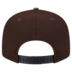 Philadelphia Eagles Adult Burnt Wood Camo 9FIFTY Snapback Hat Dark Brown