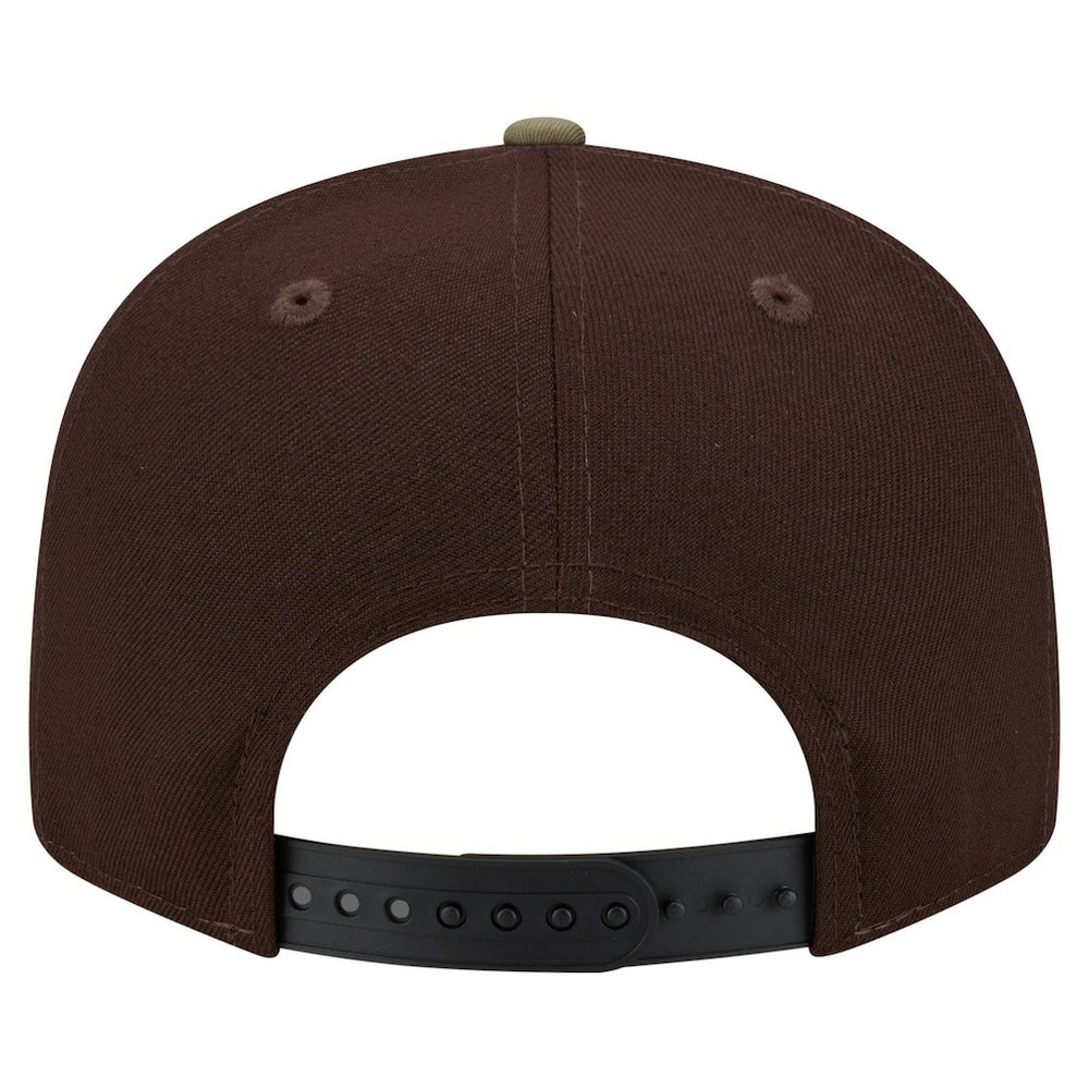 Cleveland Browns Adult Burnt Wood Camo 9FIFTY Snapback Hat Dark Brown