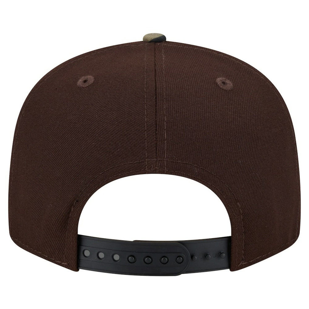 Buffalo Bills Adult Burnt Wood Camo 9FIFTY Snapback Hat Dark Brown