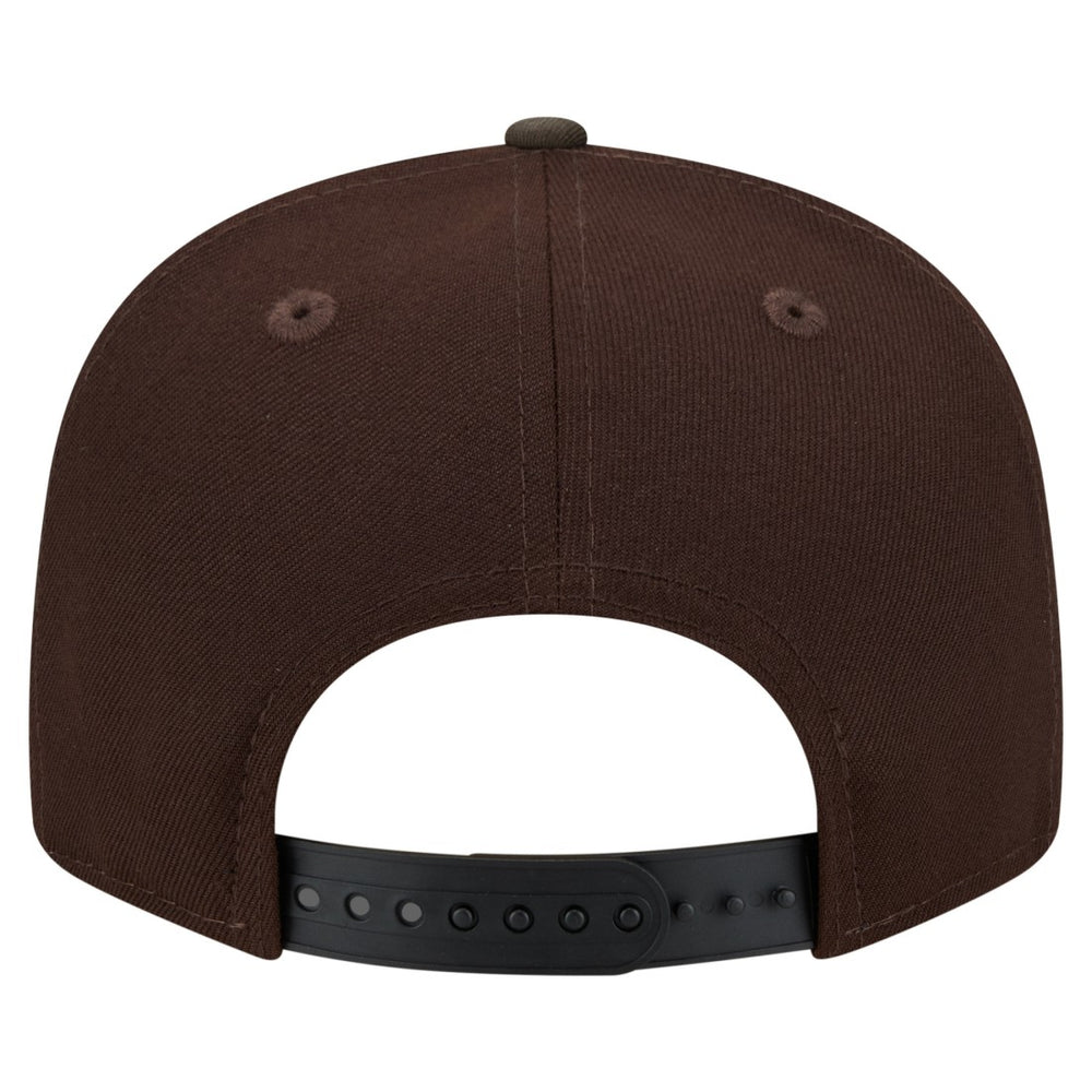 Green Bay Packers Adult Burnt Wood Camo 9FIFTY Snapback Hat Dark Brown