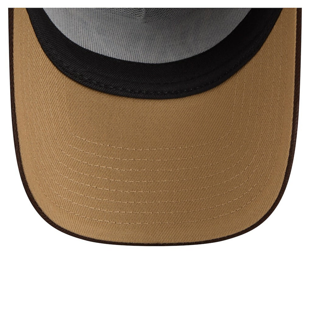 Washington Commanders New Era Burnt Wood A-Frame 9FORTY Adjustable Hat Dark Brown