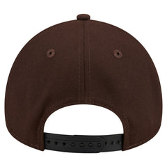 Baltimore Ravens New Era Burnt Wood A-Frame 9FORTY Adjustable Hat Dark Brown