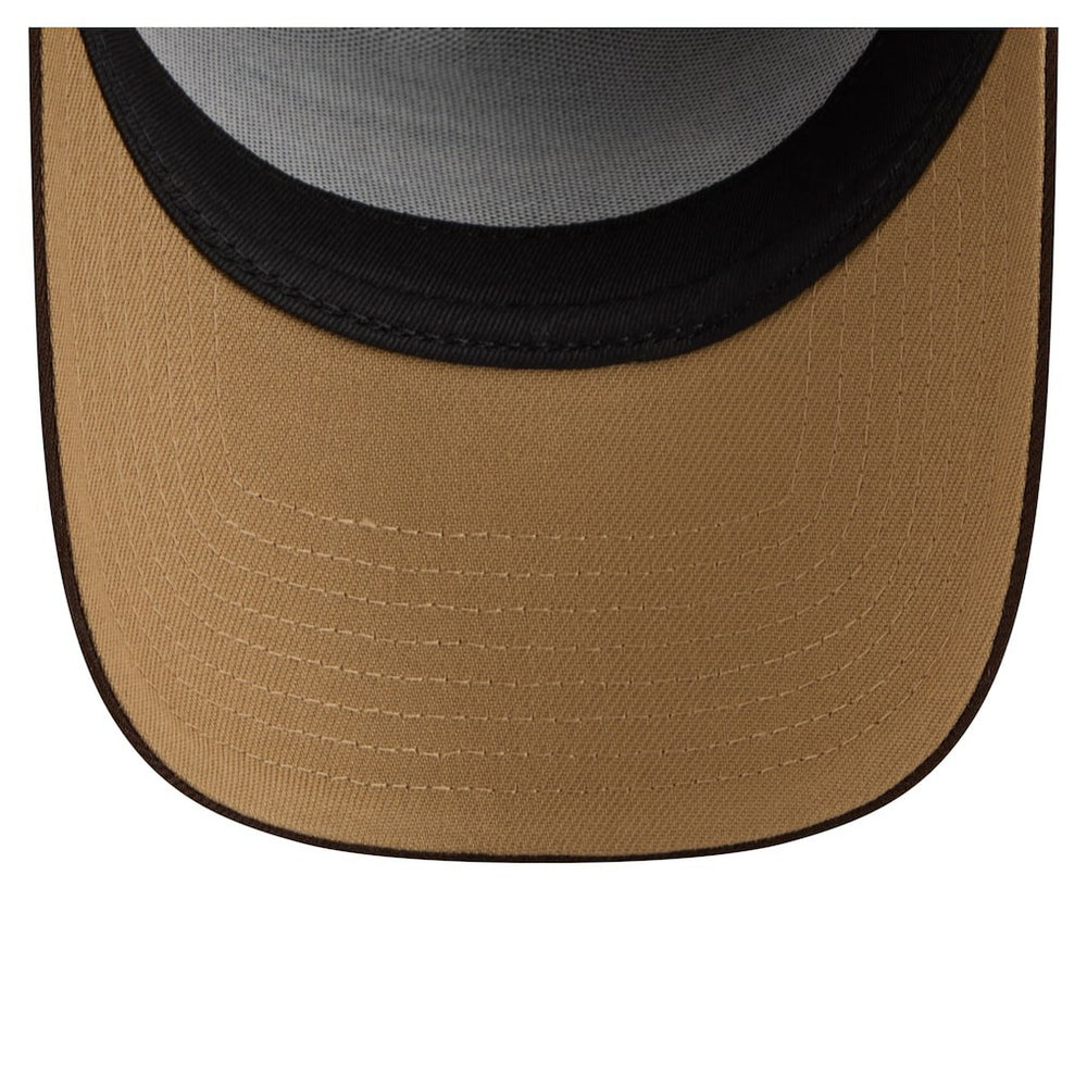 Buffalo Bills New Era Burnt Wood A-Frame 9FORTY Adjustable Hat Dark Brown