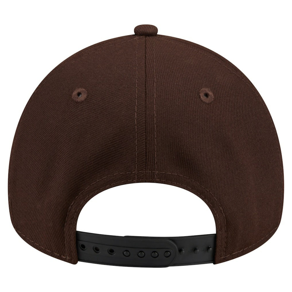 Cincinnati Bengals New Era Burnt Wood A-Frame 9FORTY Adjustable Hat Dark Brown
