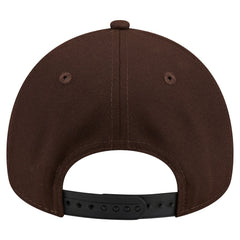 Cincinnati Bengals New Era Burnt Wood A-Frame 9FORTY Adjustable Hat Dark Brown