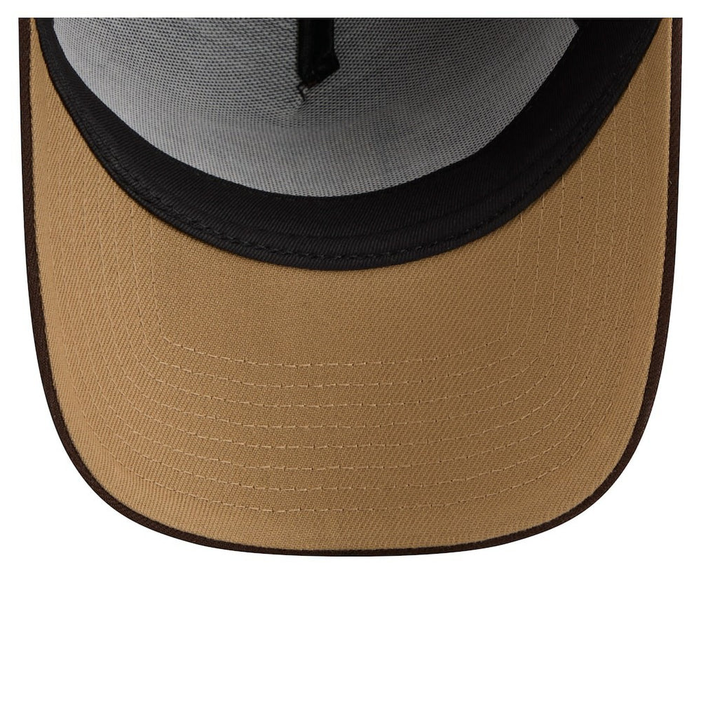 Cincinnati Bengals New Era Burnt Wood A-Frame 9FORTY Adjustable Hat Dark Brown