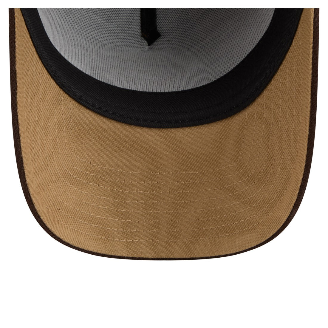 Green Bay Packers New Era Burnt Wood A-Frame 9FORTY Adjustable Hat Dark Brown