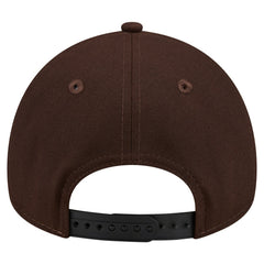 New York Giants New Era Burnt Wood A-Frame 9FORTY Adjustable Hat Dark Brown